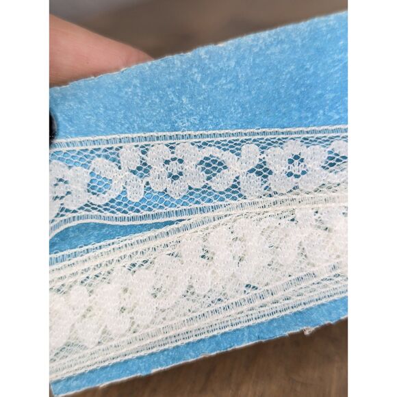 Lot of 6 Vintage Lace and Ribbon Assorted Lengths Colors Sew Craft Unique Greek - Picture 7 of 10